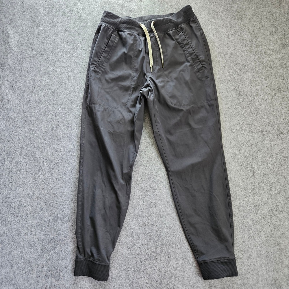 Vuori Mens Sunday Performance Joggers Charcoal Grey V436 Small Tapered Pants